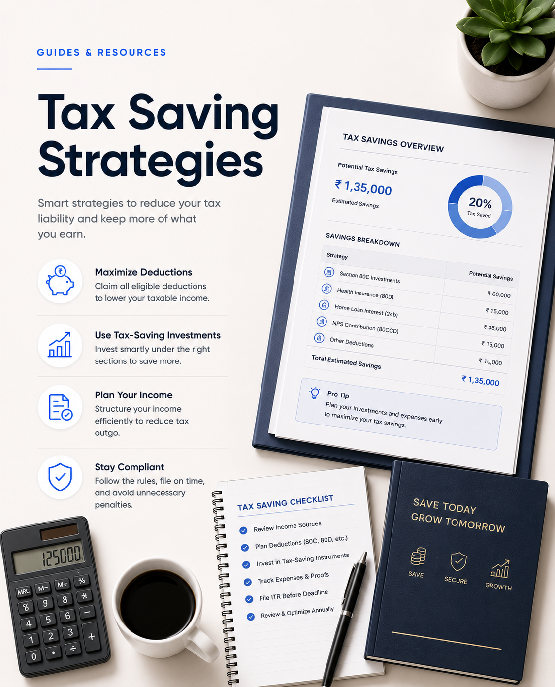 Tax Saving Strategies - free downloadable guide