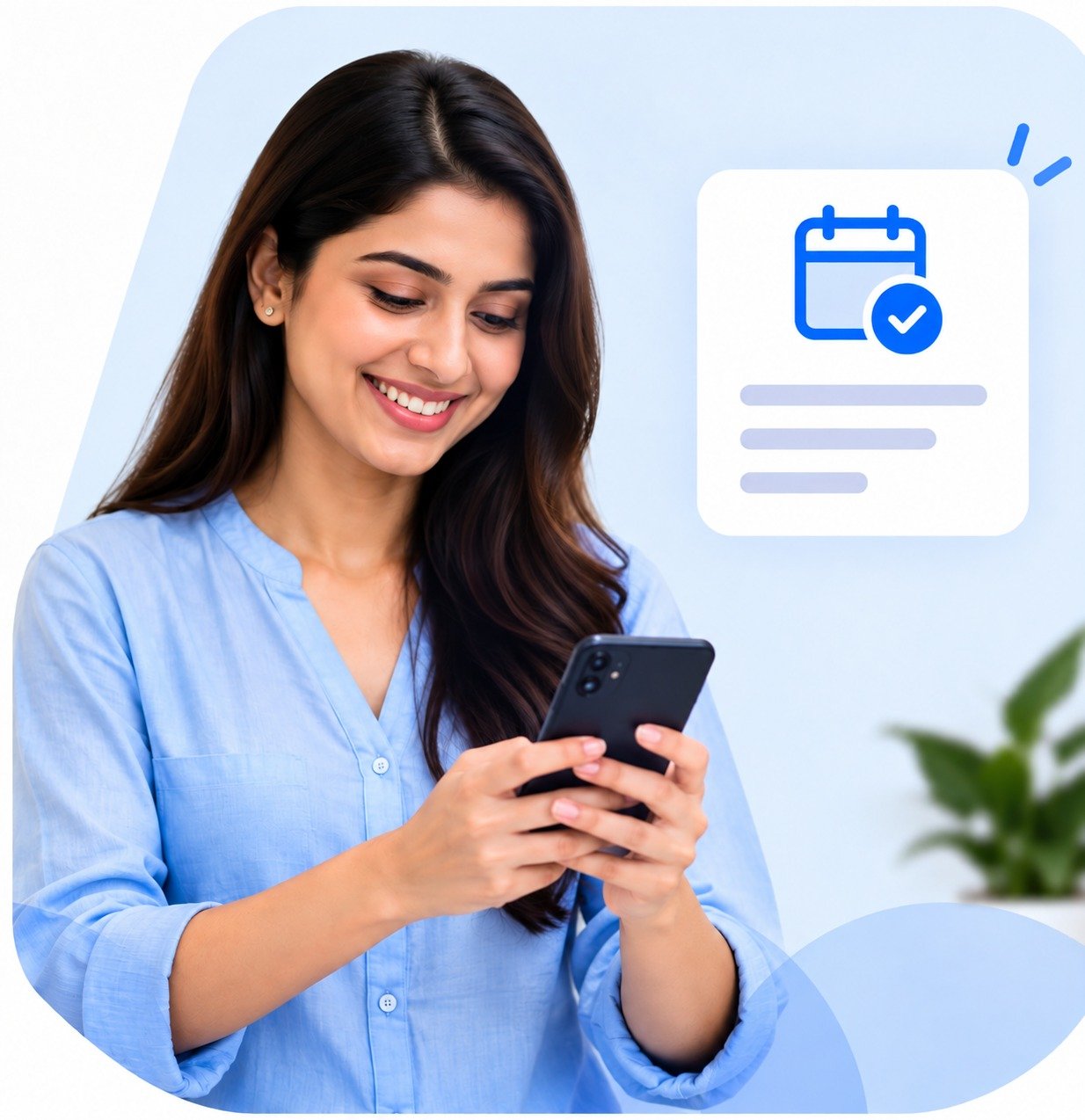 Book a consultation on your phone