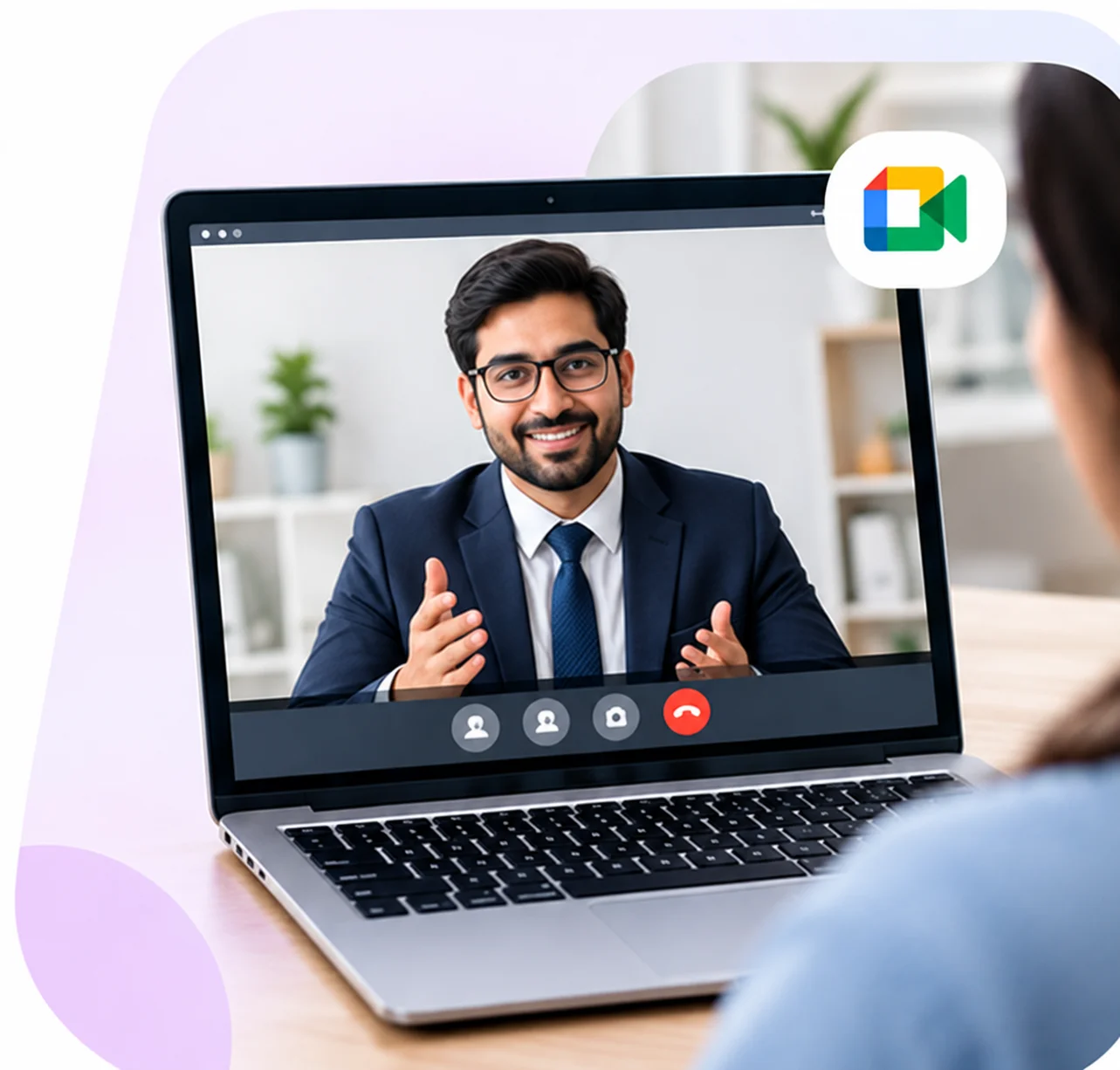 Video call with a tax expert