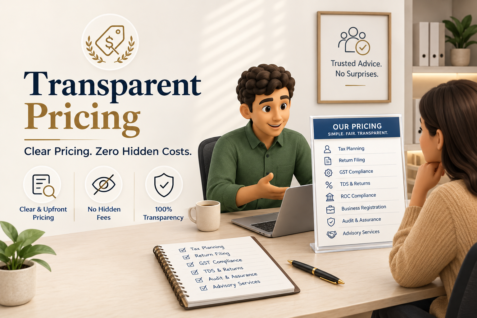 Clear Pricing. Zero Hidden Costs. — Transparent Pricing | The Tax Company
