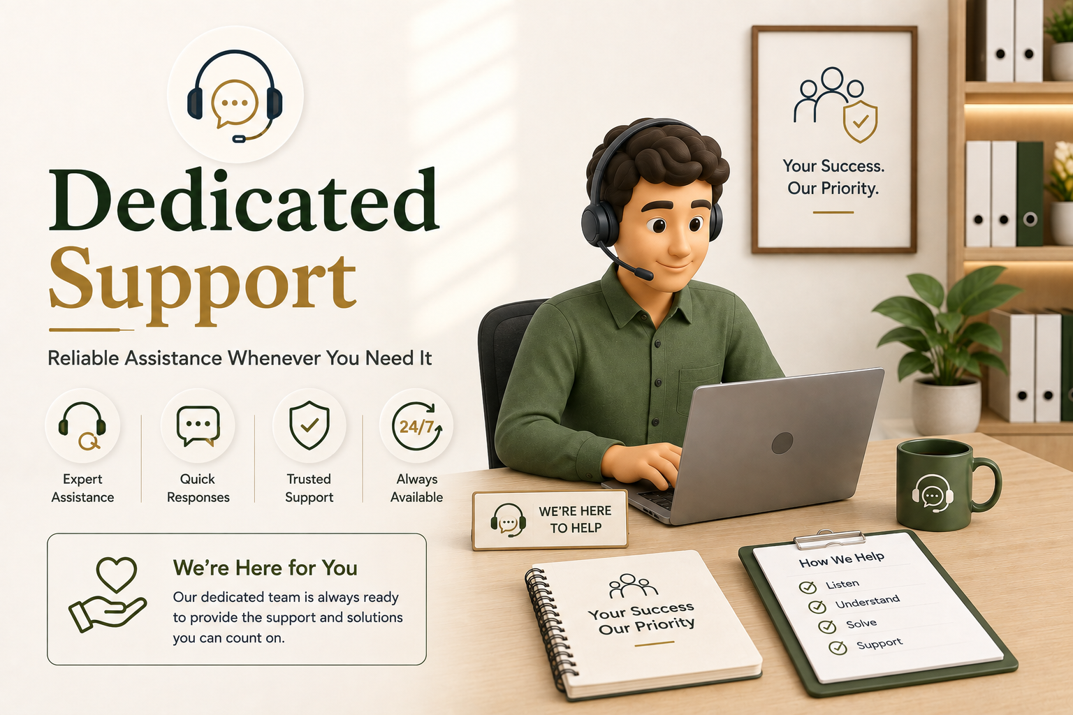Reliable Assistance Whenever You Need It — Dedicated Support | The Tax Company