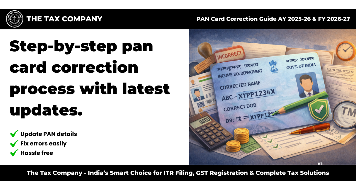 PAN Card Correction