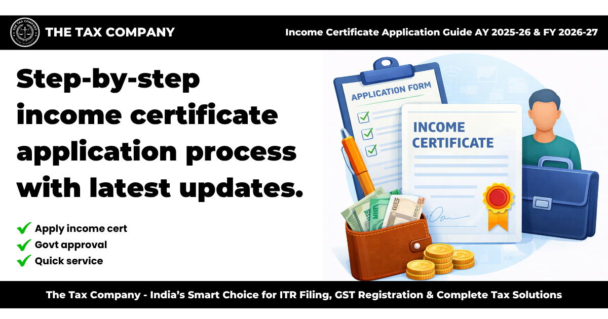 Income Certificate Application