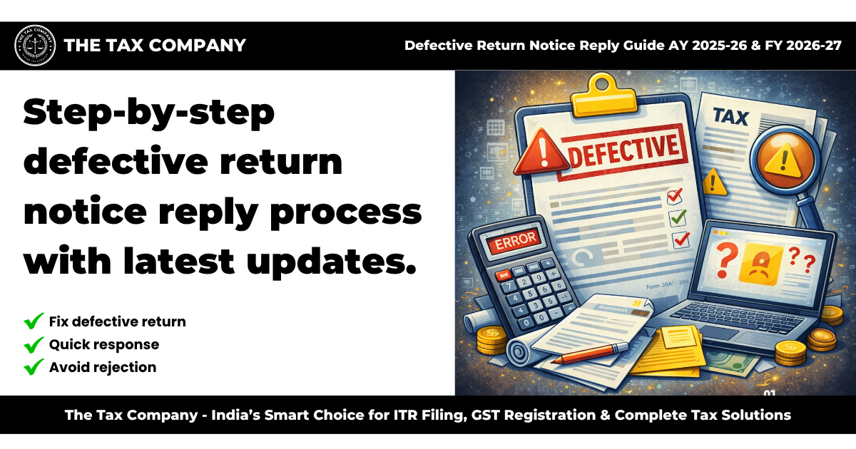 Defective Return Notice Reply